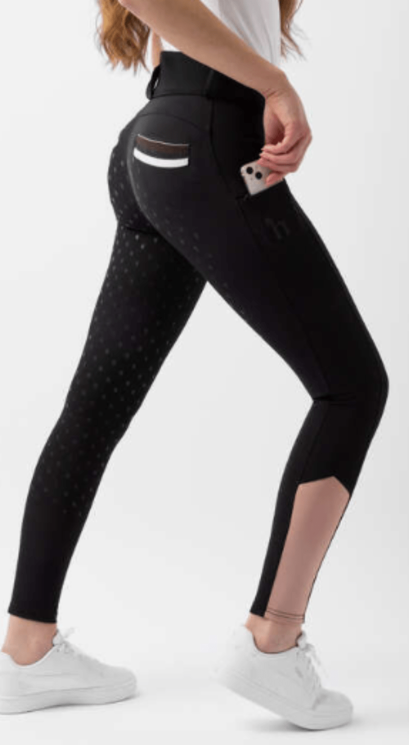 Horze Womens Jodhpurs & Breeches 04 / Black Horze Breeches Womens Young Rider Alena