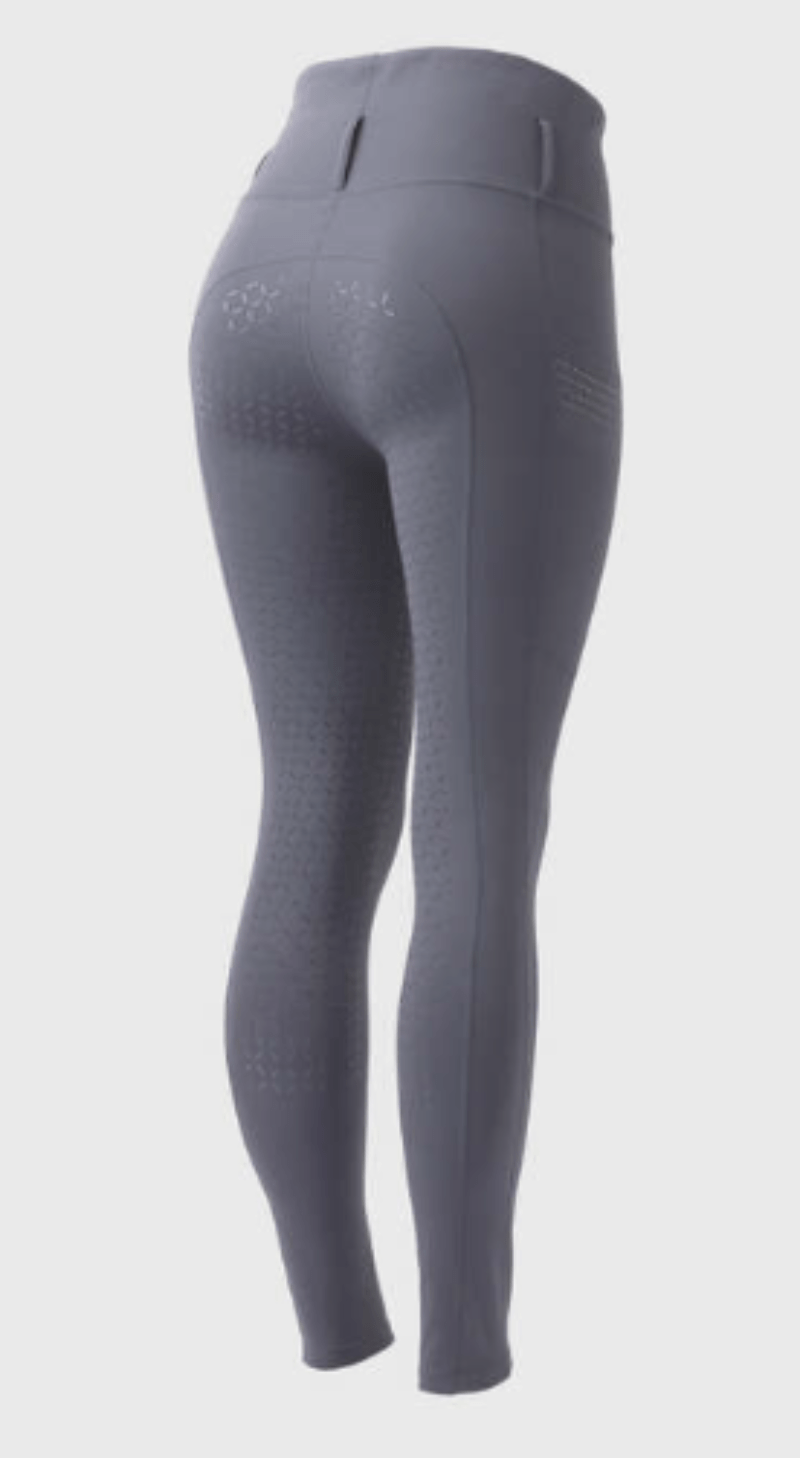 Horze Womens Jodhpurs & Breeches 08 / Navy Horze Tights Womens Serena Full Grip Mid-Season