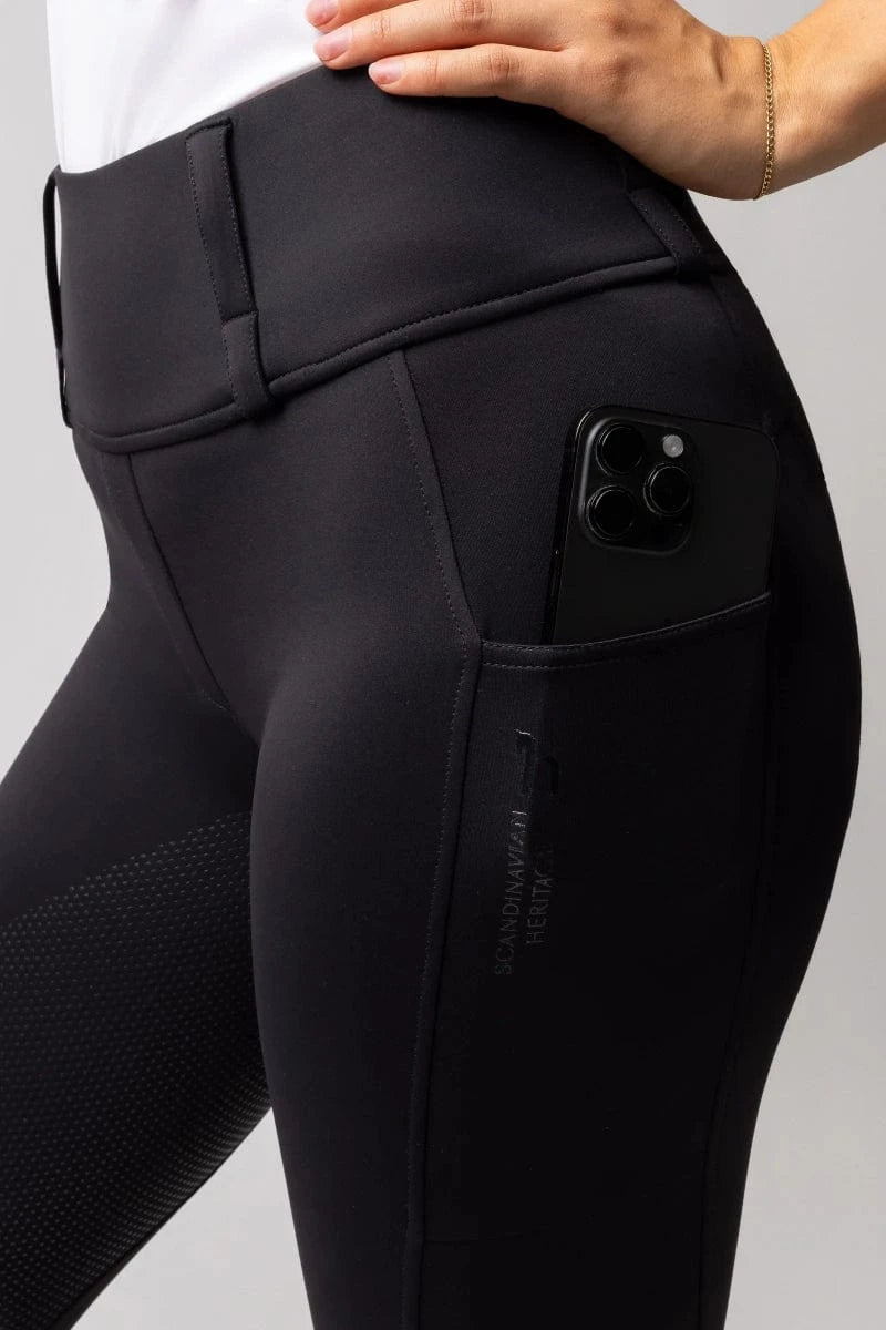 Horze Womens Jodhpurs - Breeches Horze Tights Womens Anya Full Grip