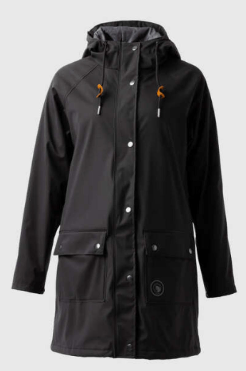 Horze Womens Jumpers, Jackets & Vests 12 / Black Horze Raincoat Womens Elise