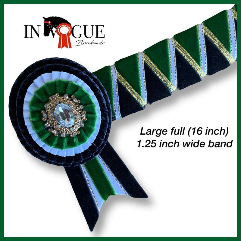 In Vogue Browbands Bridle Accessories Cob In Vogue Browband Victory College