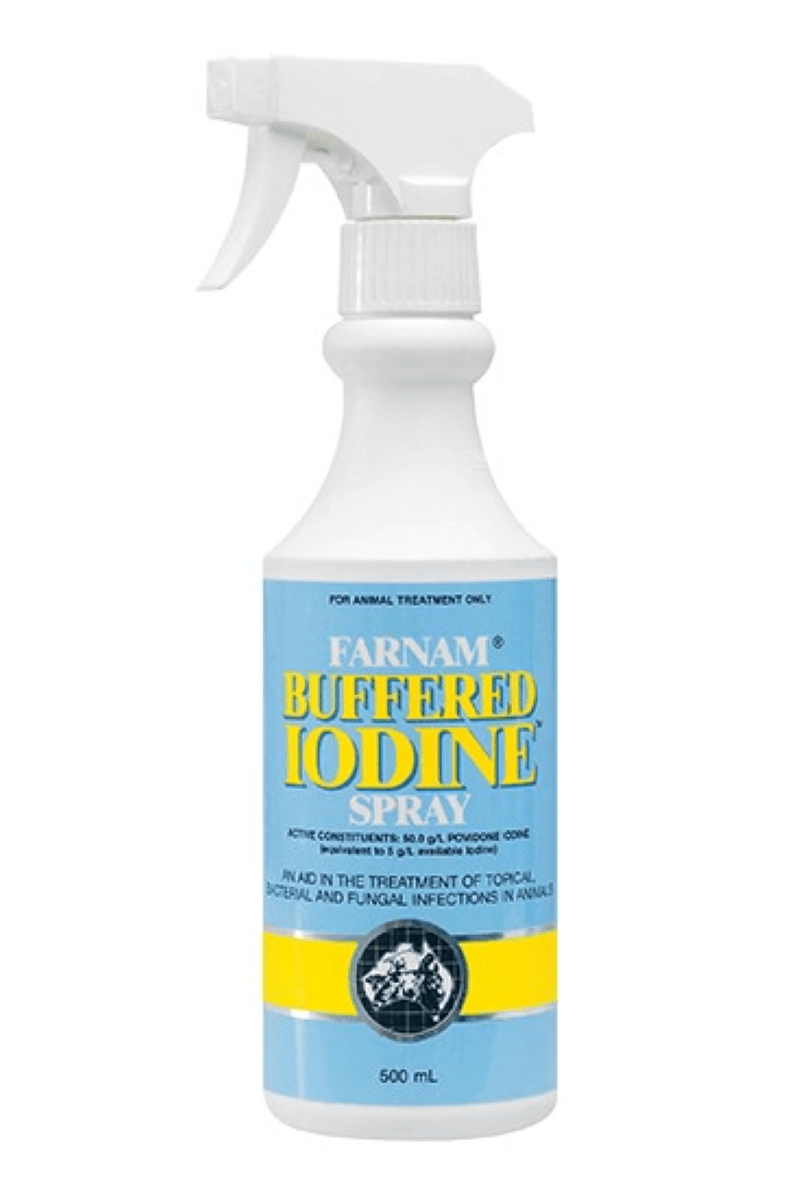 International Animal Health Vet & Feed 500ML IAH Buffered Iodine Spray