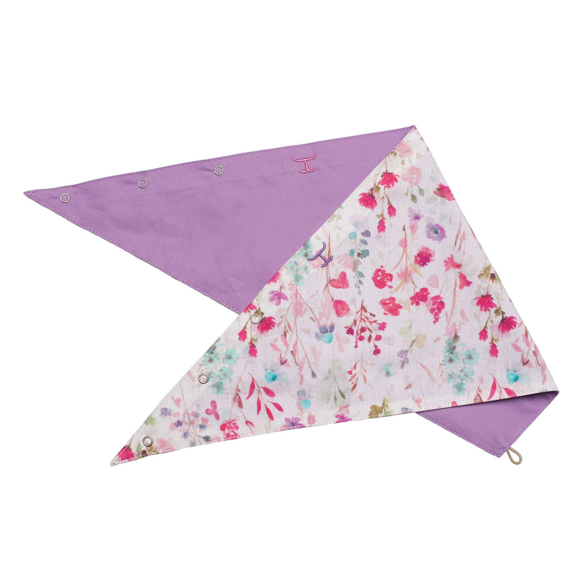 Just Country Bandanas - Scarves Orchid/White Wildflower Just Country Scarf Womens Carlee Double Sided