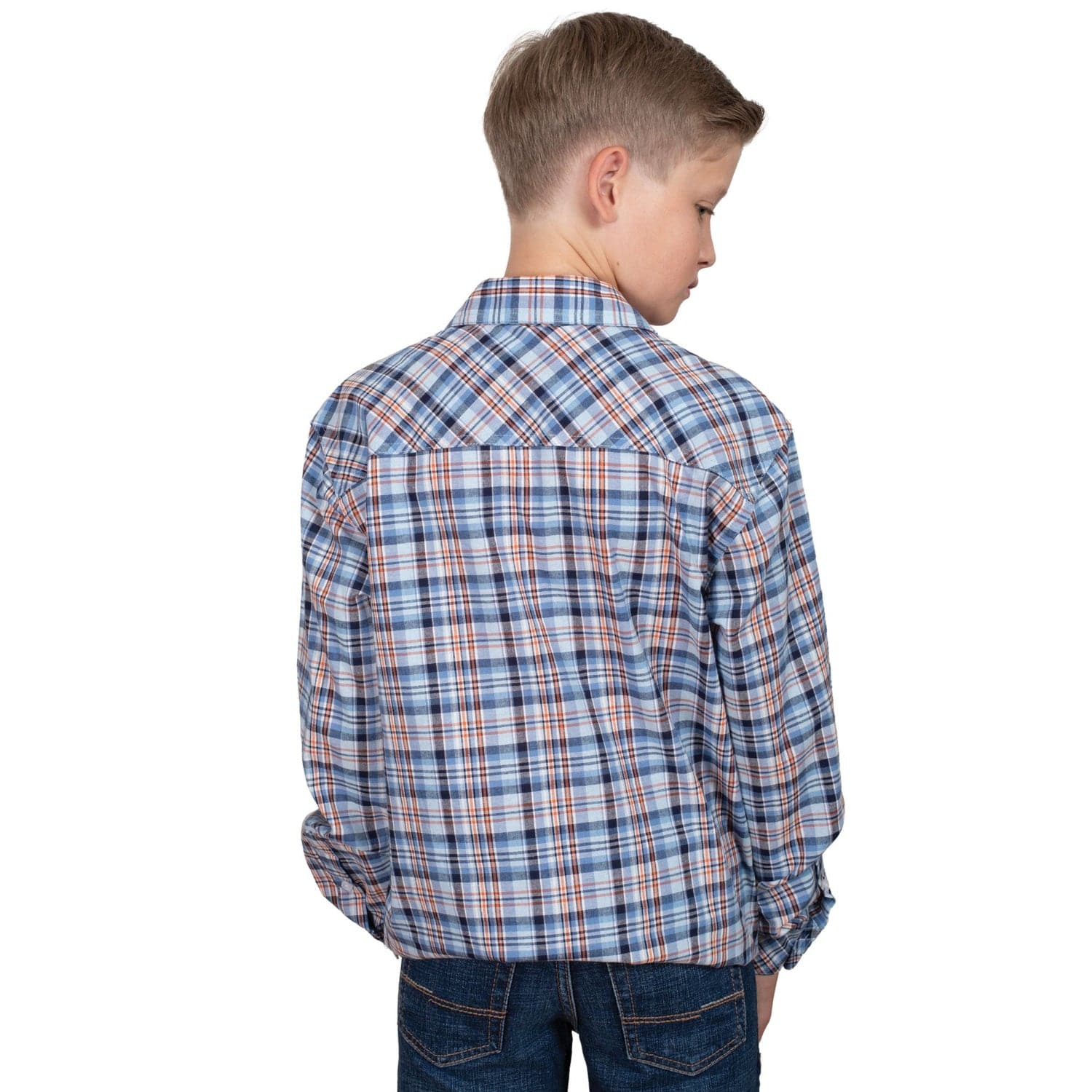 Just Country Kids Shirts Just Country Shirt Boys Brayden Half Button