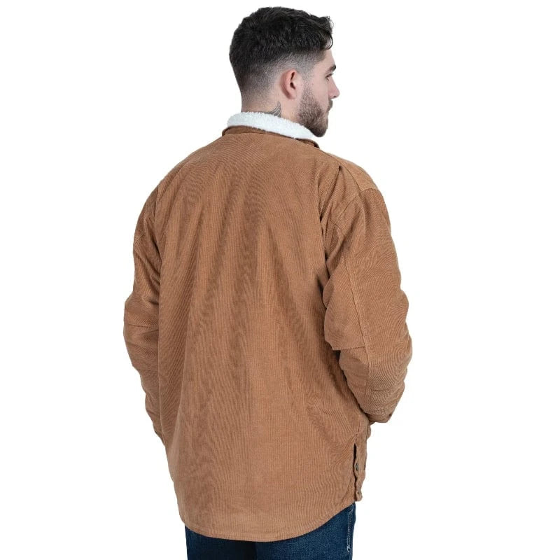 Just Country Mens Jumpers, Jackets & Vests Just Country Jacket Mens Diamantina Sherpa Corduroy