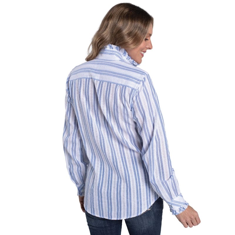 Just Country Womens Shirts Just Country Shirt Womens Abbey Full Button Frills
