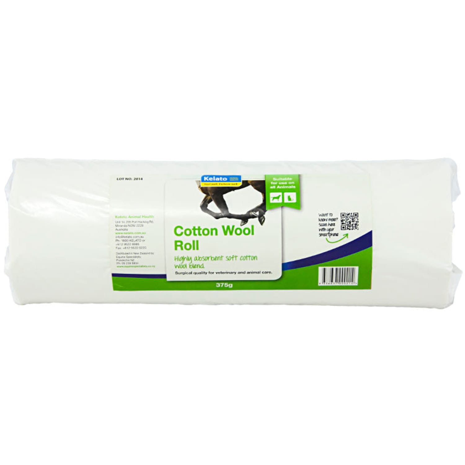 Kelato Vet - Feed 375g Kelato Cotton Wool