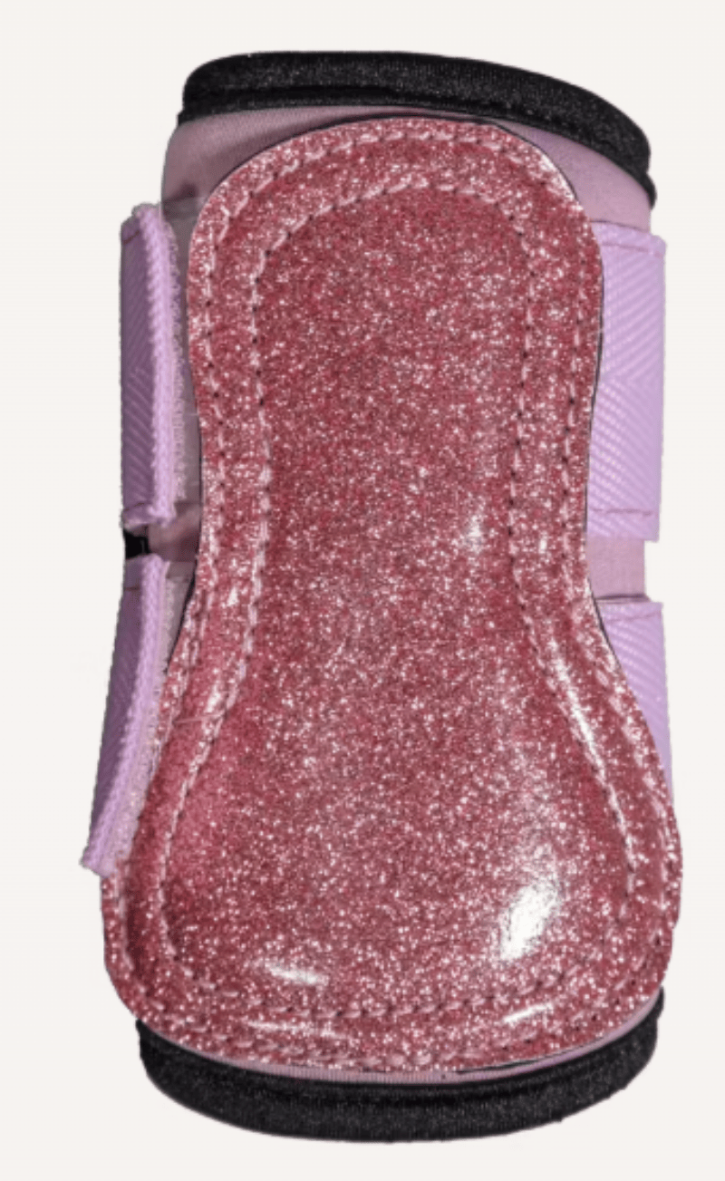 Kentucky Horse Boots - Bandages Shetland / Old Rose Kentucky Boots Turnout Unicorn Glitter