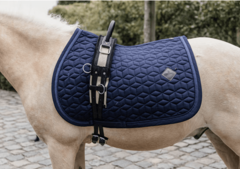 Kentucky Horsewear Saddle Pads English Pony / Navy Kentucky Saddlepad Glitter Rope Jump
