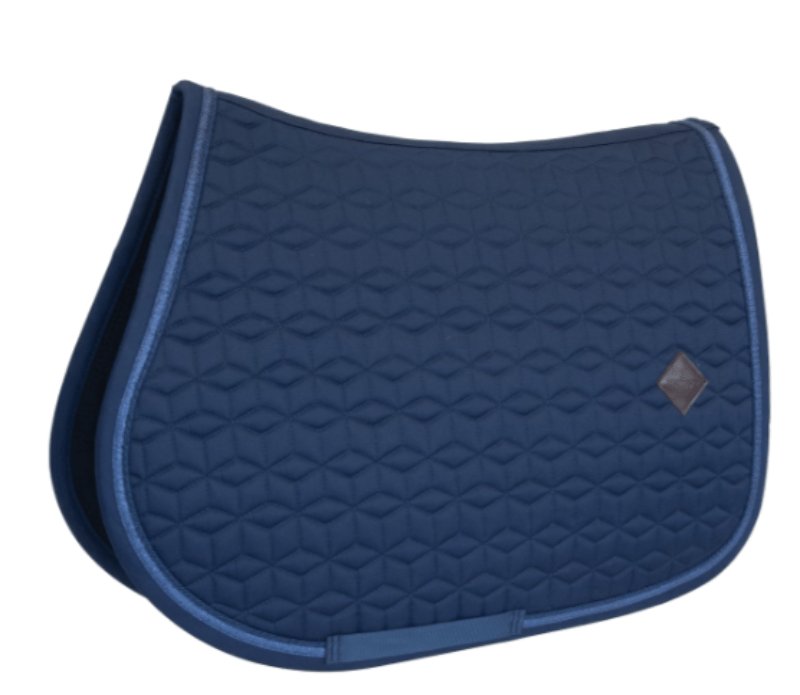 Kentucky Horsewear Saddle Pads English Pony / Navy Kentucky Saddlepad Glitter Rope Jump