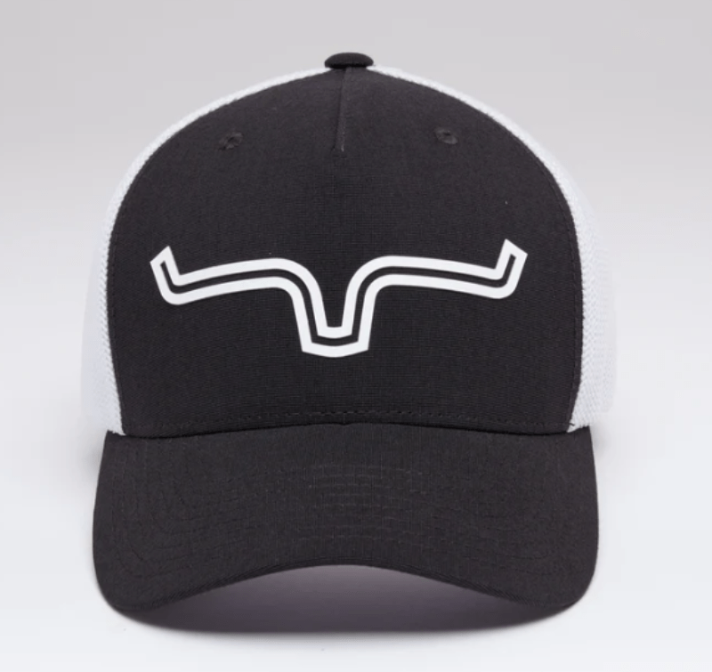 Kimes Ranch Caps Black/White Kimes Ranch Cap Trucker LV Coolmax 110