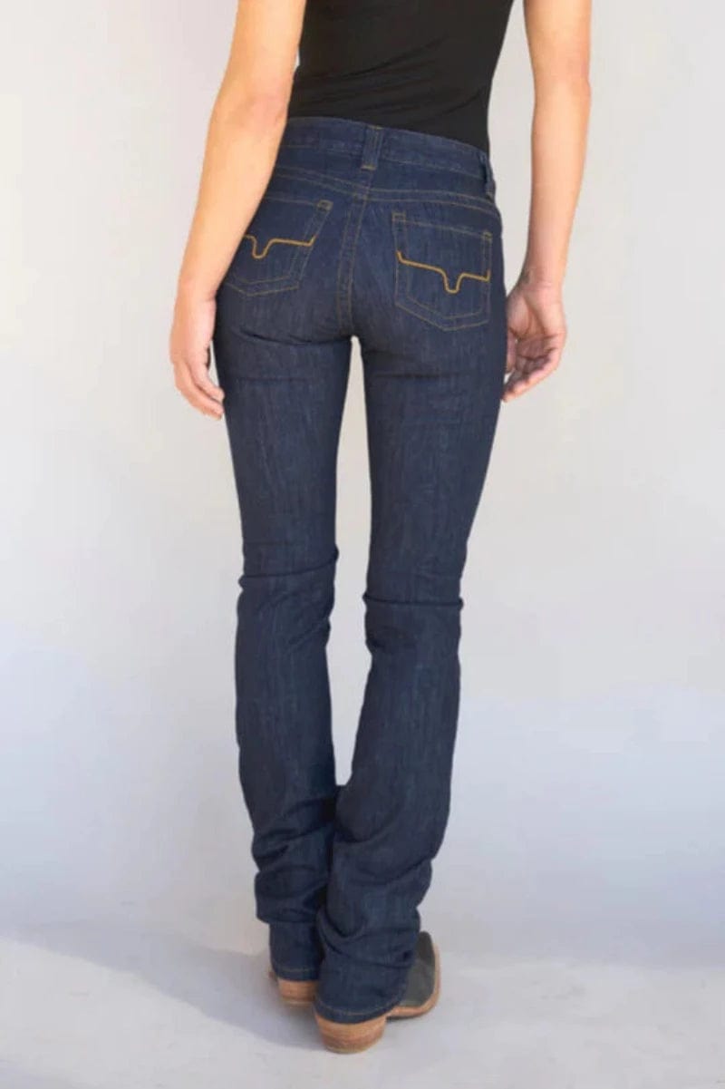 Kimes Ranch Womens Jeans 08x36 Kimes Ranch Jeans Womens Betty Mid-Rise Blue (KIMESBETTYBLUE)