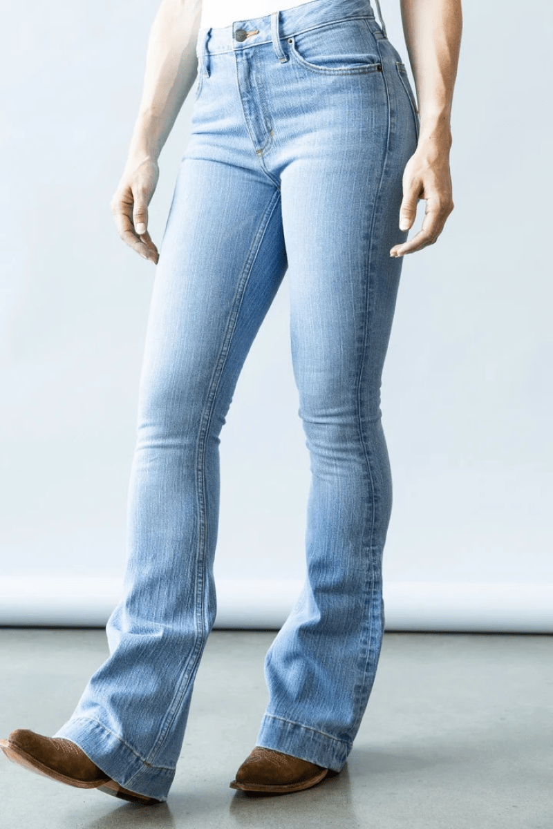 Kimes Ranch Womens Jeans Kimes Jeans Womens Jennifer High-Rise Light Wash