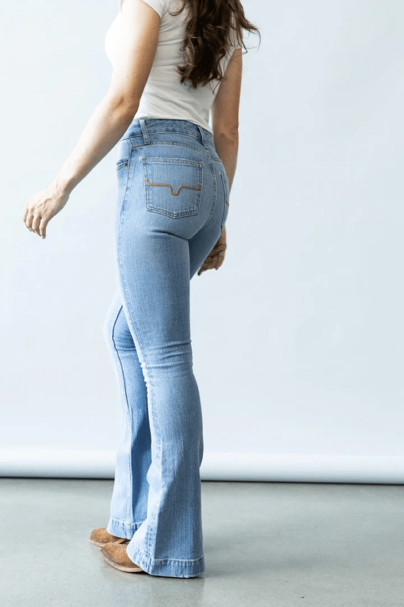 Kimes Ranch Womens Jeans Kimes Jeans Womens Jennifer High-Rise Light Wash