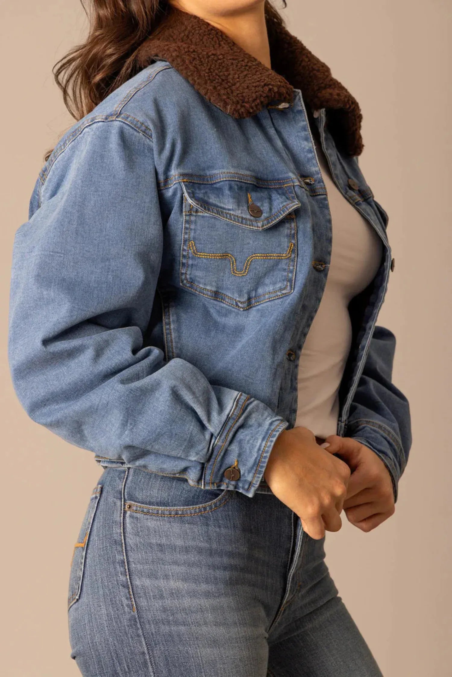Kimes Ranch Womens Jumpers- Jackets - Vests Kimes Ranch Jacket Womens Leela Denim