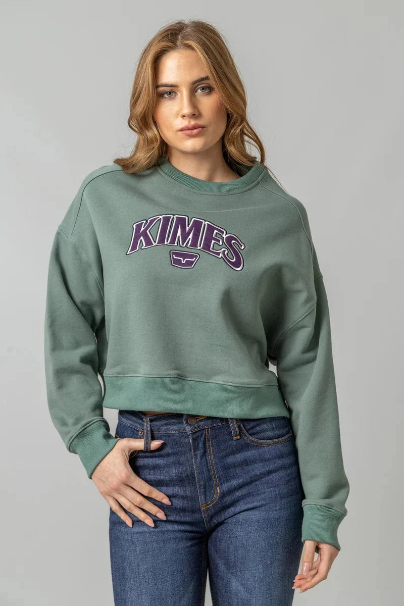 Kimes Ranch Womens Jumpers, Jackets & Vests M / Pine Kimes Ranch Jumper Womens Colfax Crew
