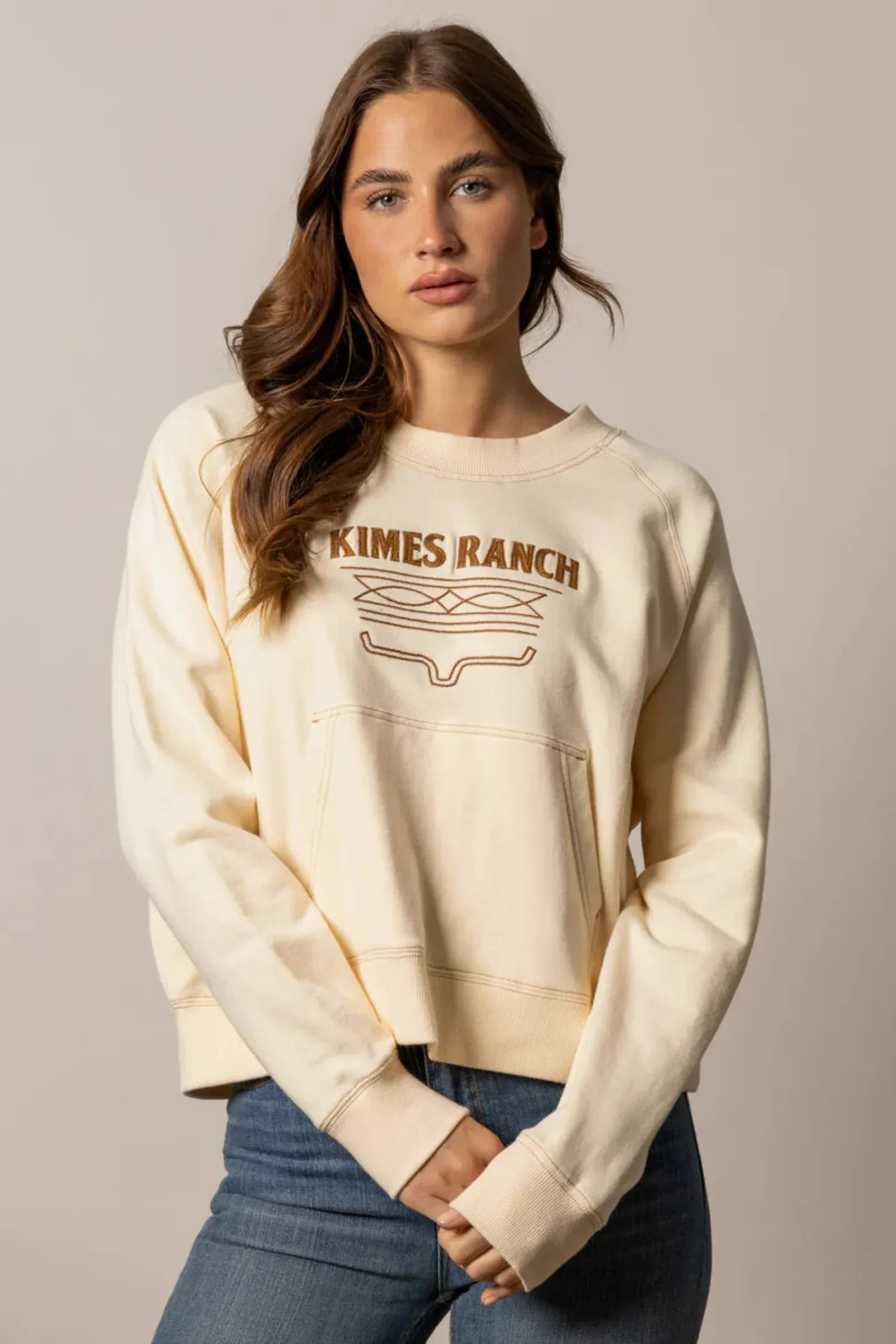 Kimes Ranch Womens Jumpers- Jackets - Vests S / Butter Kimes Ranch Jumper Womens Lexie