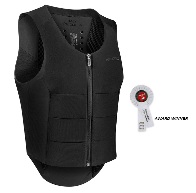 Komperdell Body Protectors S/Regular / Black/Graphite Komperdell Safety Vest Adult Ballistic Flex Fit Level 2