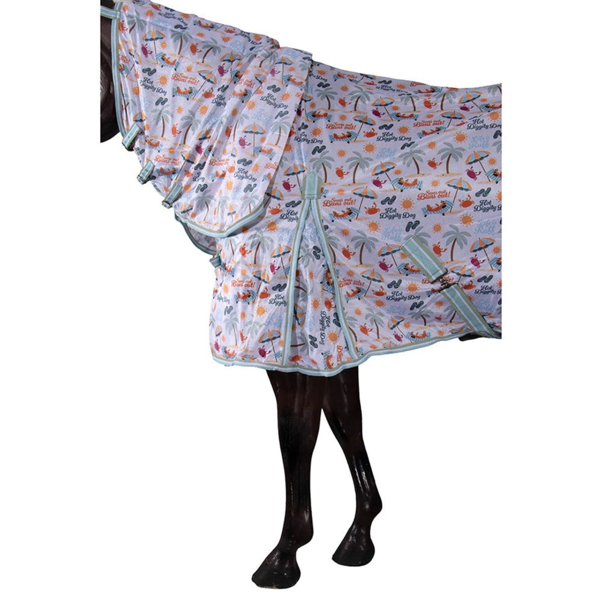 Kool Master Summer Horse Rugs Kool Master Combo Fly Mesh with Surcingle Mini