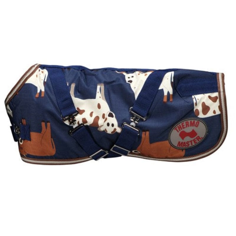 Kozy Dog Rugs 14in/36cm / Navy Cows Kozy Dog Rug