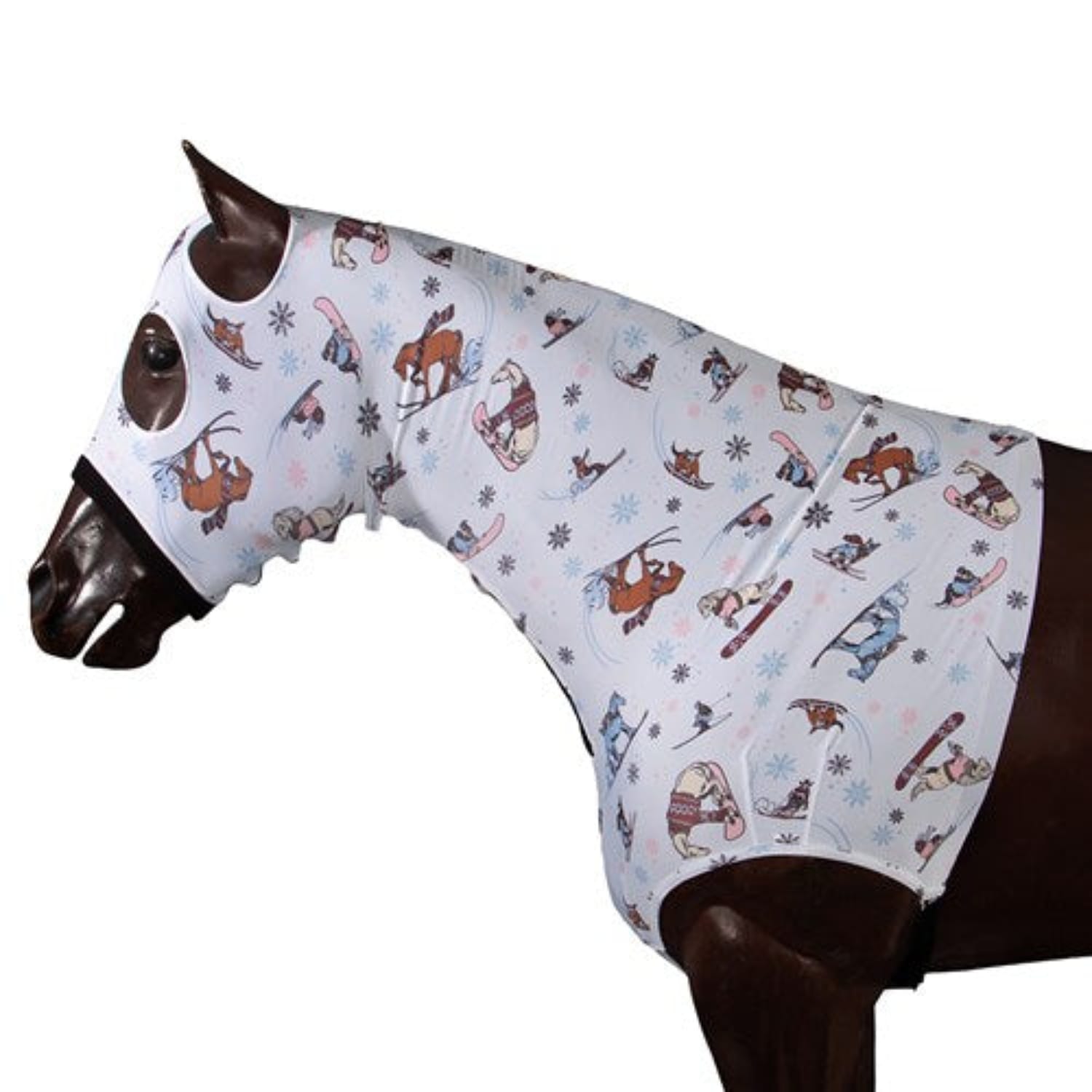 Kozy Horse Rug Accessories Pony / Ski Slopes Lycra Skinny Hood Ski Slopes