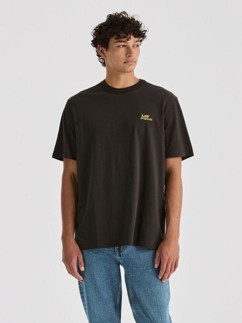 Lee Rider Mens Shirts Worn Black / XS Lee Original Mens Relaxed T-Shirt