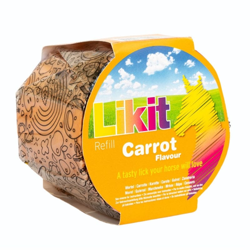 Likit Stable - Tack Room Accessories 650g / Carrot Flavour Likit Refill 650g