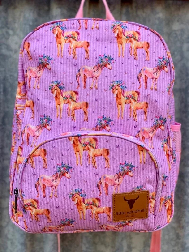 Little Windmill Back to School Little Windmill Backpack Horse Stripe