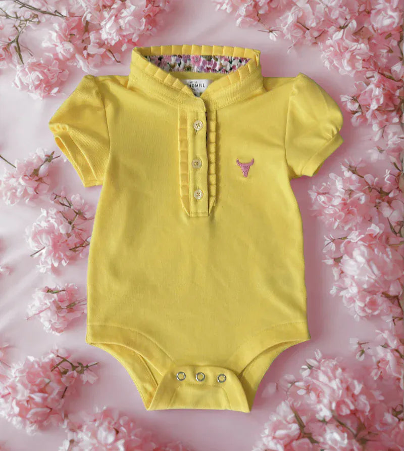 Little Windmill Kids Shirts Little Windmill Polo Romper Girls Larrisa