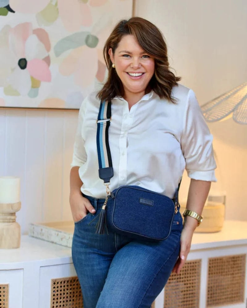 Liv and Milly Handbags & Wallets Dark Denim Liv & Milly Handbag Sally