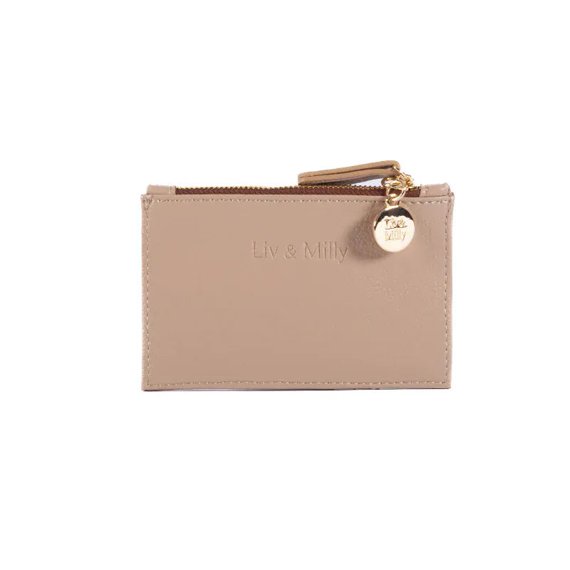 Liv and Milly Handbags - Wallets Latte Liv & Milly Card Wallet