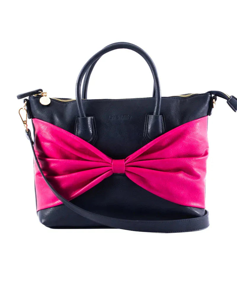 Liv and Milly Handbags - Wallets Navy/Pink Liv & Milly Handbag Charlotte