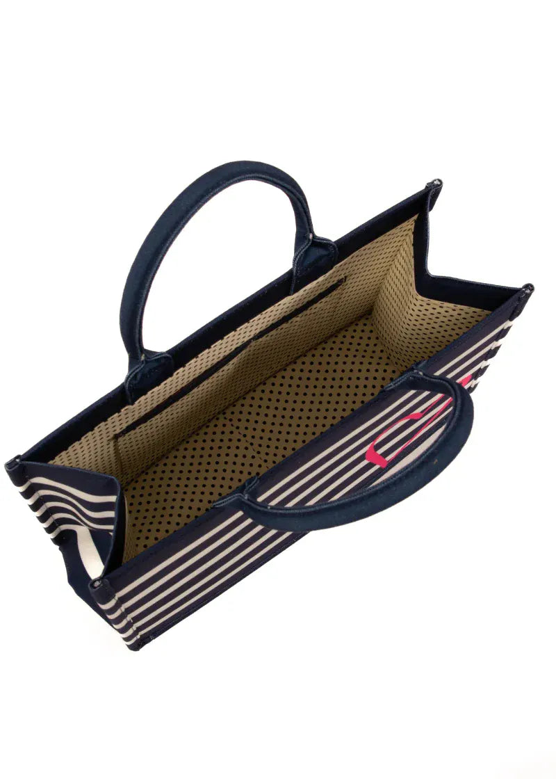 Liv and Milly Handbags - Wallets Stripe Liv & Milly Book Bag Love Heart