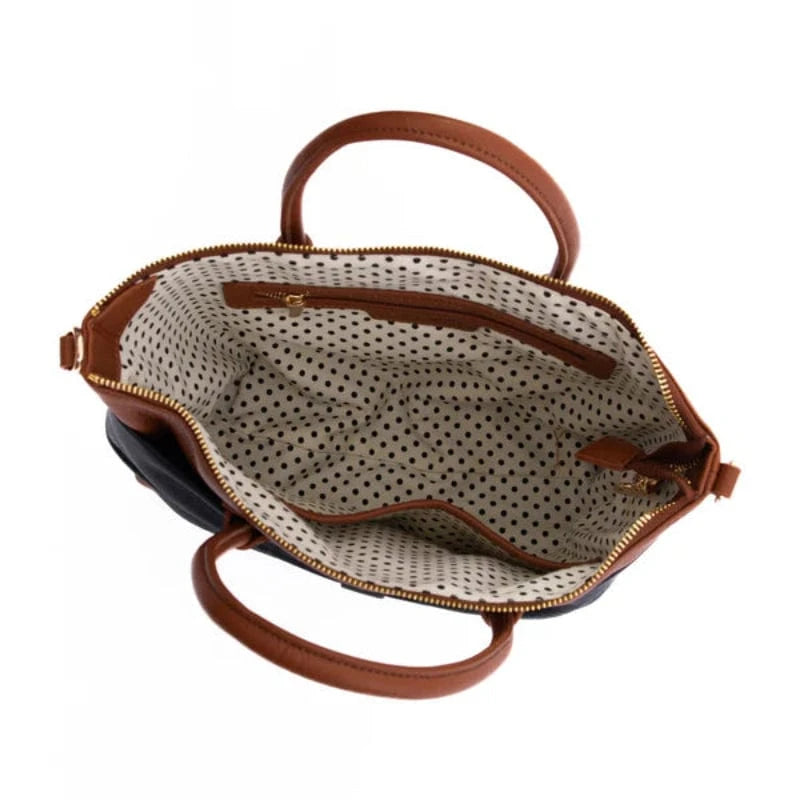 Liv and Milly Handbags & Wallets Tan/Black Liv & Milly Handbag Charlotte