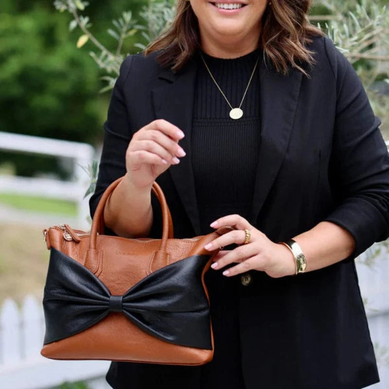 Liv and Milly Handbags & Wallets Tan/Black Liv & Milly Handbag Charlotte