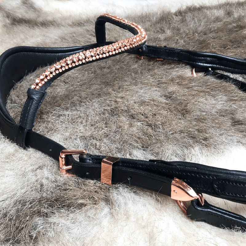 Lumiere Bridles Full / Black Lumiere Aria Bridle Micklem Style (L2101)