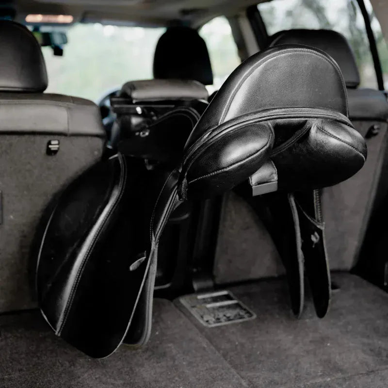 Lumiere Stable - Tack Room Accessories Black Lumiere Car Saddle Caddy