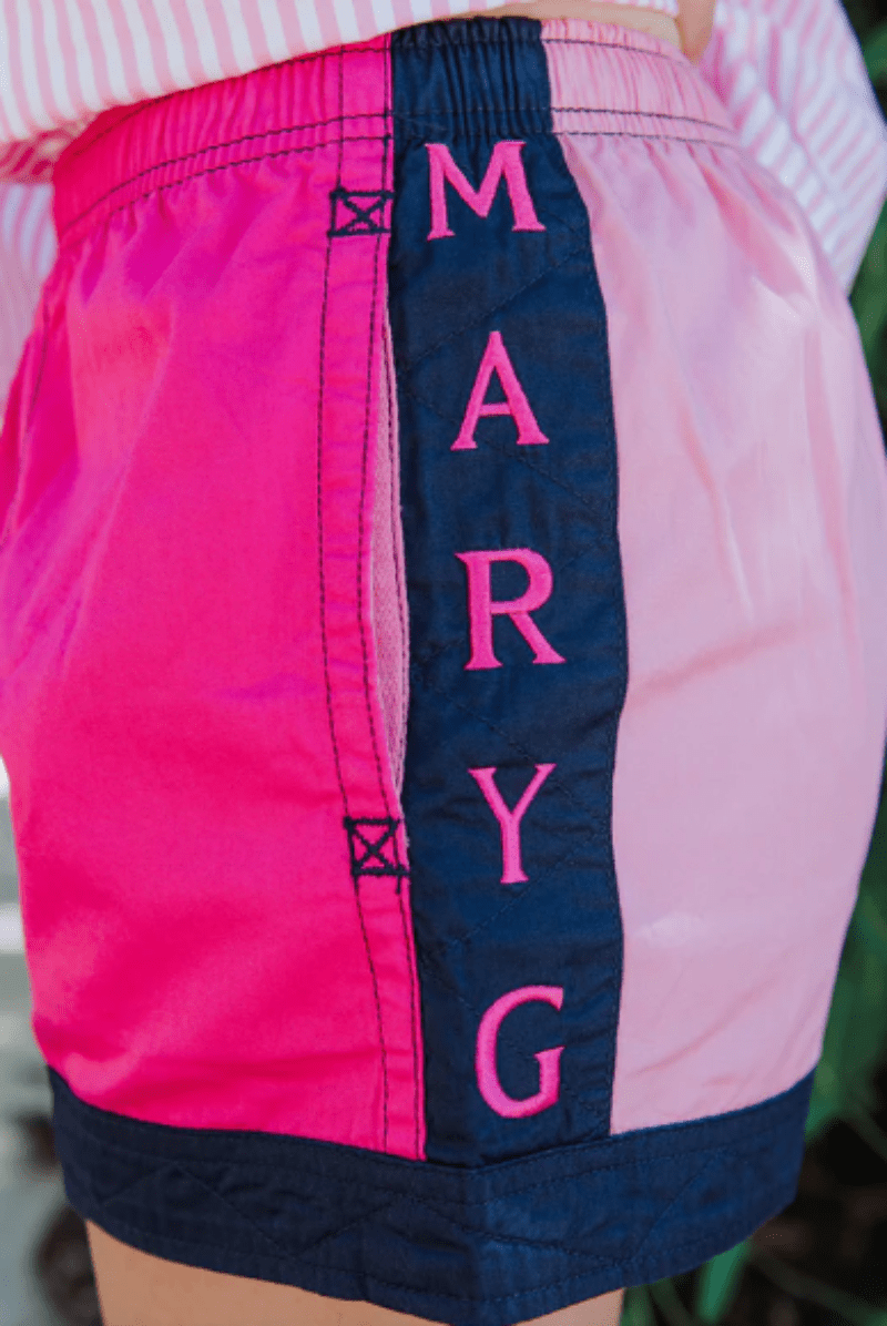 MaryG Womens Shorts, Skirts & Dresses MaryG Shorts Womens Harlequin Panel