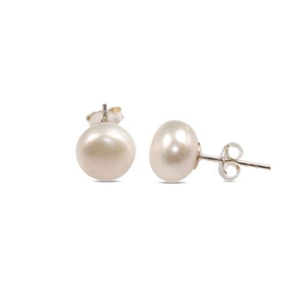 MCJ Jewellery 7mm MCJ Earrings Pearl Stud 7mm
