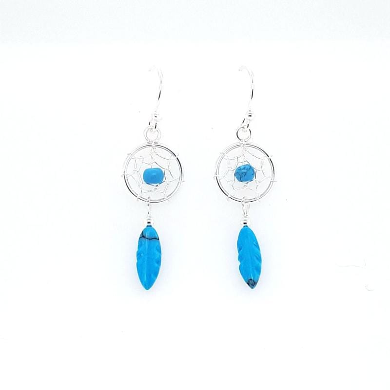 MCJ Jewellery MCJ Jewellery Earrings Dreamcatcher Turquoise