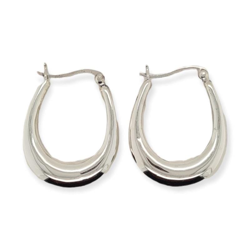 MCJ Jewellery MCJ Jewellery Earrings Hoops Med Fancy
