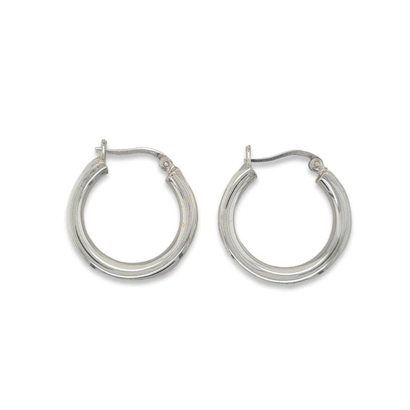 MCJ Jewellery MCJ Jewellery Hoops Round 25mm