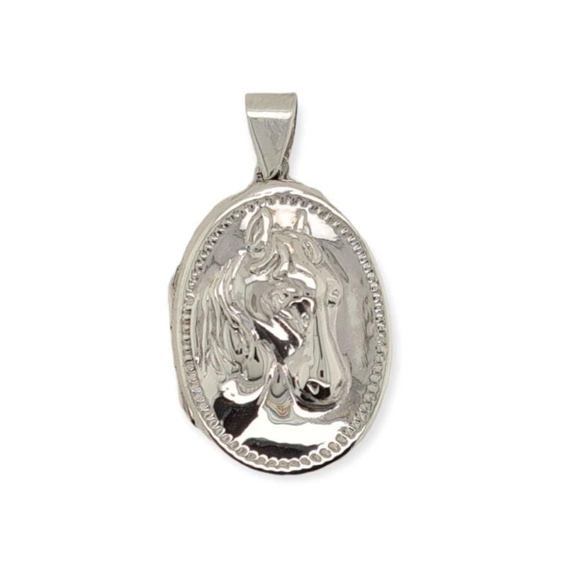 MCJ Jewellery MCJ Jewellery Pendant Oval Horse Locket