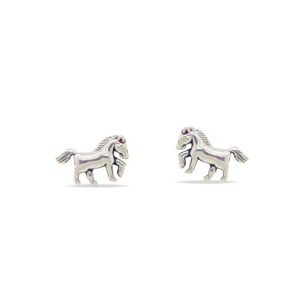 MCJ Jewellery Silver MCJ Earrings Small Horses Stud Sterling Silver