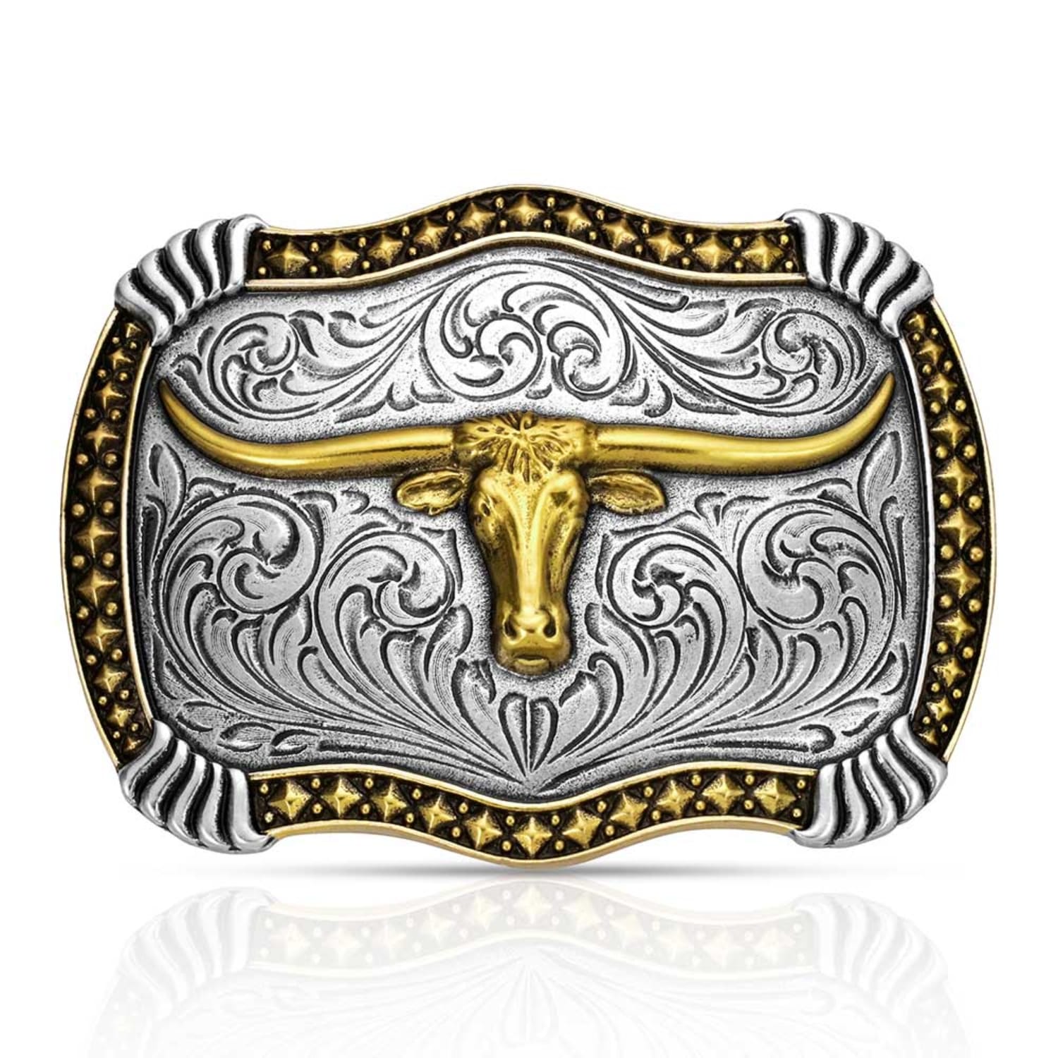 Montana Silversmiths Belt Accessories Montana Silversmiths Belt Buckle Longhorn Legacy