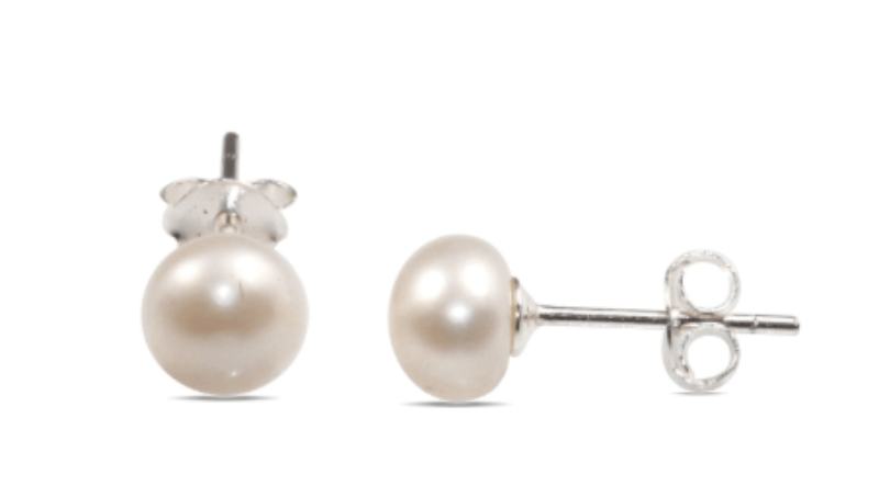Mountain Creek Jewellery Jewellery 6mm Mountain Creek Jewellery Studs Pearls