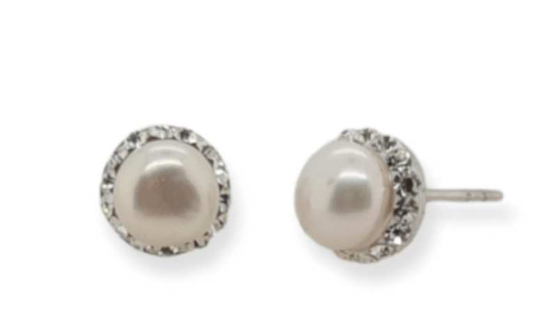 Mountain Creek Jewellery Jewellery 8mm Mountain Creek Jewellery Studs Pearls