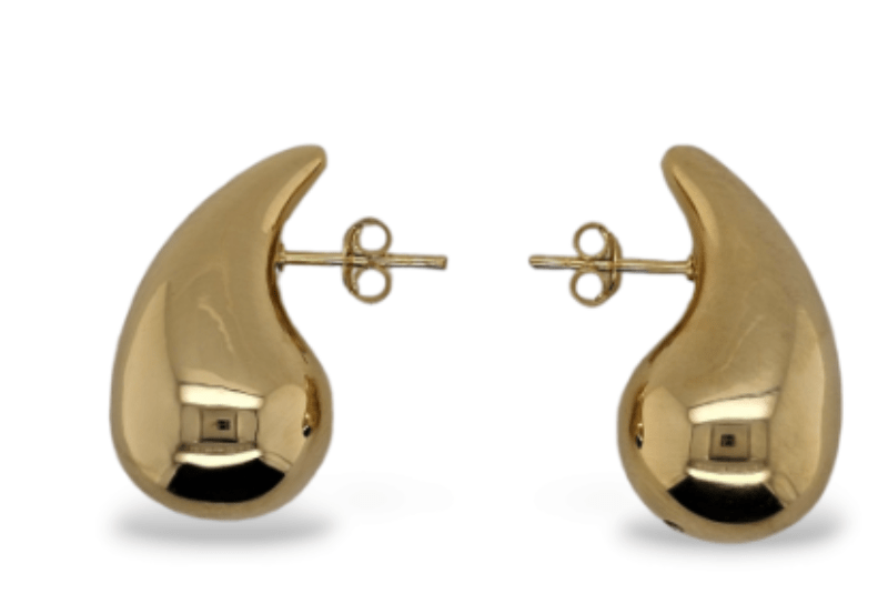 Mountain Creek Jewellery Jewellery Mountain Creek Jewellery Studs Gold Teardrop Medium