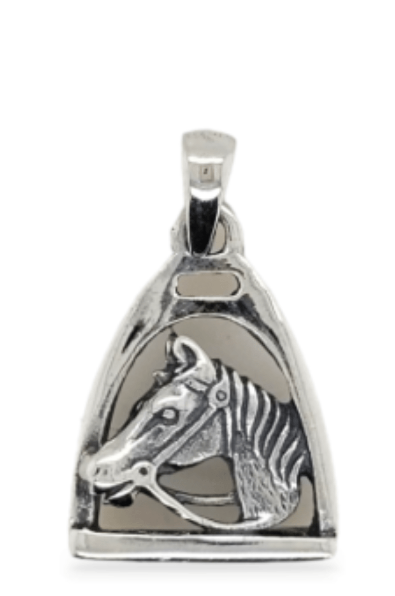 Mountain Creek Jewellery MCJ Pendant Horse in Stirrup