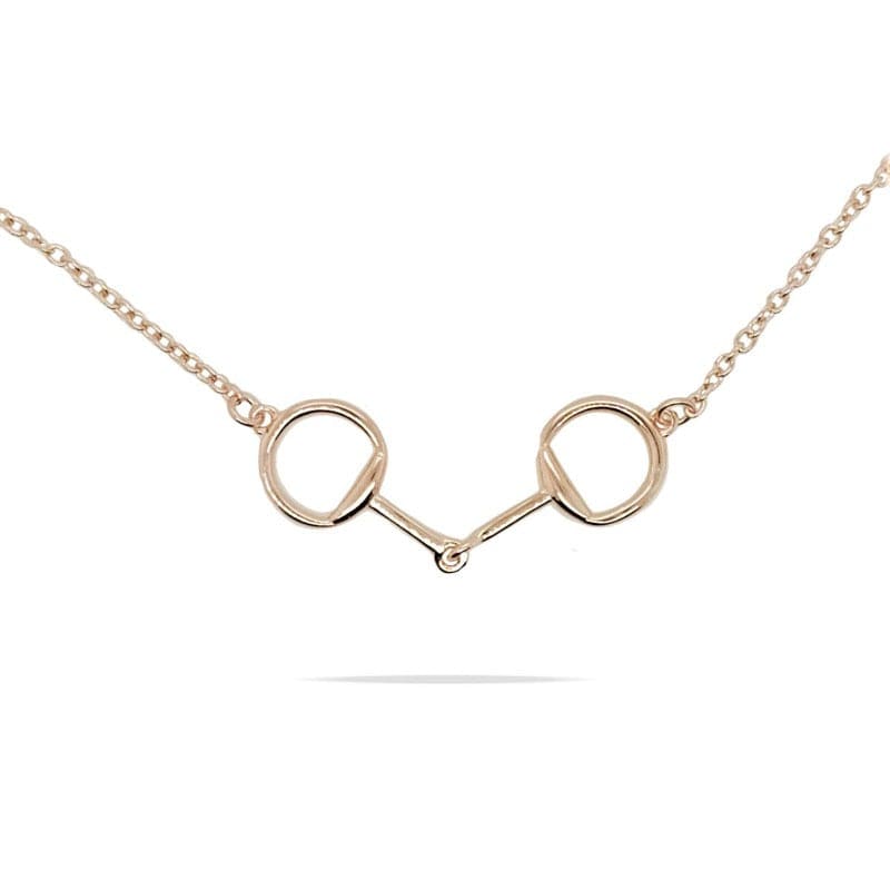 Mountain Creek Jewellery MCJ Pendant Rose Gold Snaffle Bit